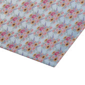 Blumen Schneidebrett (Ecke)
