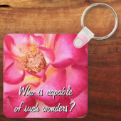 Blumen schön, Frühling Schlüsselanhänger (Rückseite)