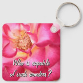 Blumen schön, Frühling Schlüsselanhänger (Rückseite)