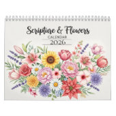 Blumen-Schrift-Kalender  Kalender (Titelbild)