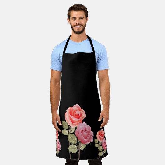 Blumen Schürze (Getragen)