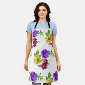 Blumen-Schürze Schürze (Getragen)