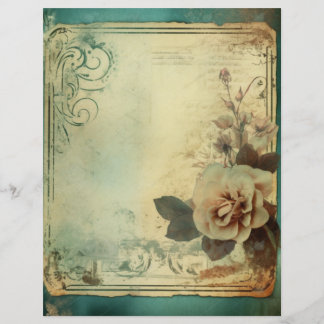 Blumen Scrapbook Papier