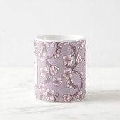 Blumen-Script-Monogramm-Tasse – Personalisierter G Kaffeetasse (Mittel)