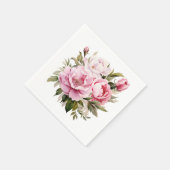 Blumen Serviette (Ecke)