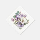 Blumen Serviette (Ecke)