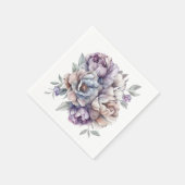 Blumen Serviette (Ecke)