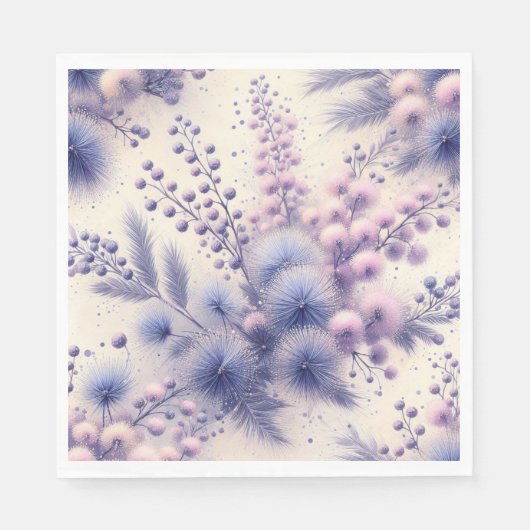 Blumen Serviette (Vorderseite)