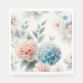 Blumen Serviette (Vorderseite)