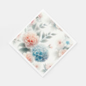 Blumen Serviette (Ecke)