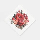 Blumen Serviette (Ecke)