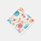 Blumen-Servietten Serviette (Ecke)