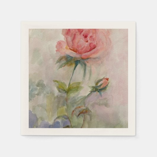 Blumen-Servietten Serviette (Vorderseite)