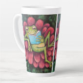 Blumen-Sessel-Latte-Mug Milchtasse (Linke Ecke)