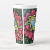 Blumen-Sessel-Latte-Mug Milchtasse (Vorderseite)