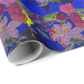 Blumen-Sessions-Geschenkpapier Geschenkpapier (Rolleneckpunkt)
