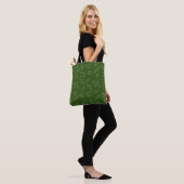 Blumen-Silhouettenmuster Tasche (Am Model)