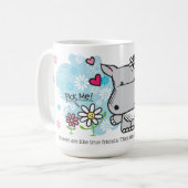 Blumen sind wie Freunde Kaffeetasse (Vorderseite Links)