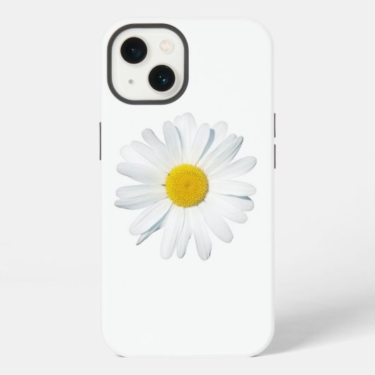 Blumen | Single Daisy iPhone Hülle (Rückseite)
