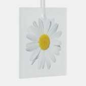 Blumen | Single Daisy Ornament Aus Glas (Vorderseite Rechts)