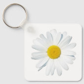 Blumen | Single Daisy Schlüsselanhänger (Vorderseite)