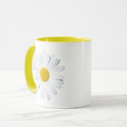 Blumen | Single Daisy Tasse (Vorderseite Links)