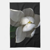 Blumen | Single White Magnolia Blossom Geschirrtuch (Vertikal)