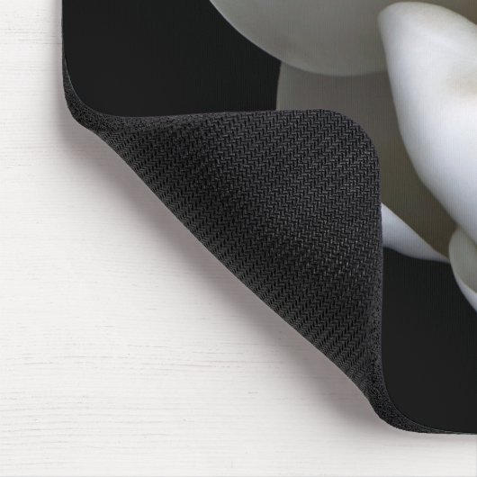 Blumen | Single White Magnolia Blossom Mousepad (Ecke)