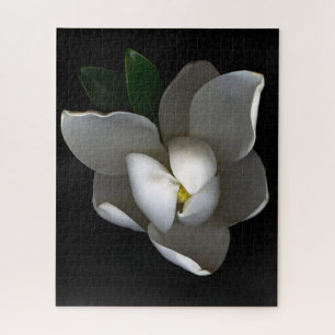Blumen Single White Magnolia Blossom Puzzle