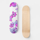 Blumen Skateboard (Vorderseite)
