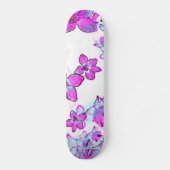 Blumen Skateboard (Vorderseite)