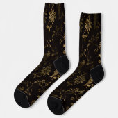 Blumen Socken (Linkes Detail)