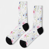 Blumen Socken (Linkes Detail)