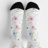 Blumen Socken (Oben)