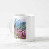 Blumen | Sommermatterhorn Schweiz Kaffeetasse (Vorderseite Links)