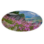 Blumen | Sommermatterhorn Schweiz Schneidebrett (Ecke)