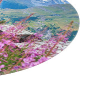 Blumen | Sommermatterhorn Schweiz Schneidebrett (Ecke)