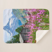 Blumen | Sommermatterhorn Schweiz Sherpadecke (Vorderseite (Horizontal))