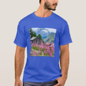 Blumen | Sommermatterhorn Schweiz T-Shirt (Vorderseite)