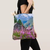 Blumen | Sommermatterhorn Schweiz Tasche (Von Nahem)