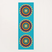 Blumen-Sonne-Mandala-Yogamatte Yogamatte (Rückseite)