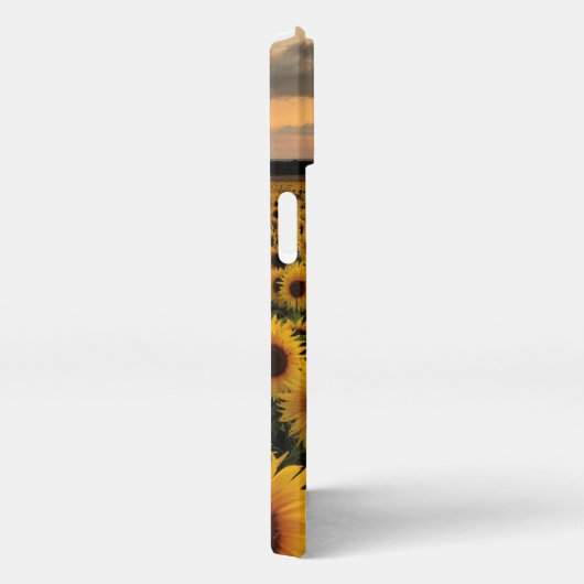Blumen | Sonnenblumenfeld iPhone Hülle (Rechte Seite)