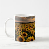 Blumen | Sonnenblumenfeld Kaffeetasse (Links)