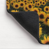 Blumen | Sonnenblumenfeld Mousepad (Ecke)