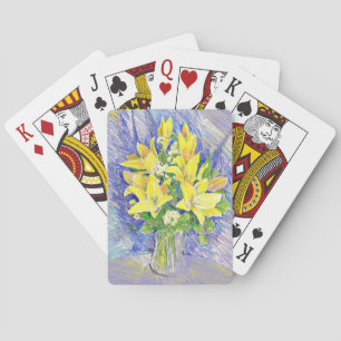 Blumen Spielkarten