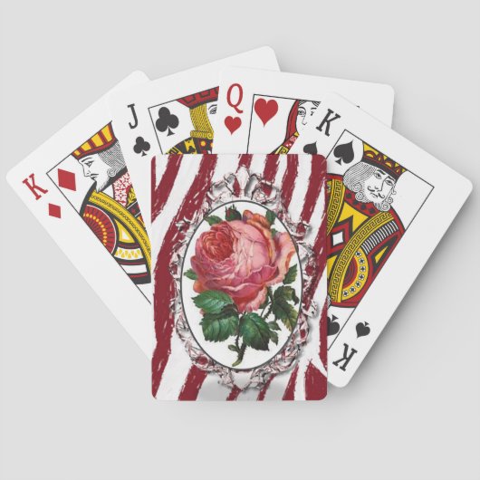 Blumen Spielkarten-Deck Spielkarten (Rückseite)