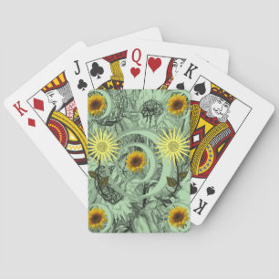 Blumen Spielkarten-Deck Spielkarten