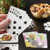 Blumen Spielkarten-Deck Spielkarten (In Situ)