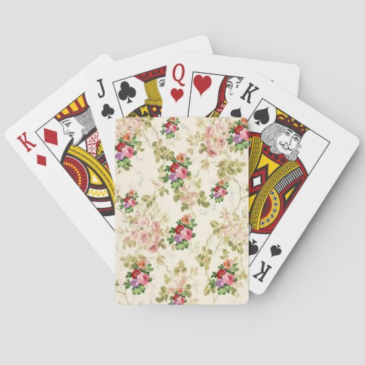 Blumen Spielkarten-Deck Spielkarten (Rückseite)