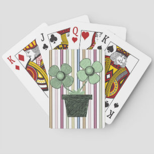 Blumen Spielkarten-Deck Spielkarten